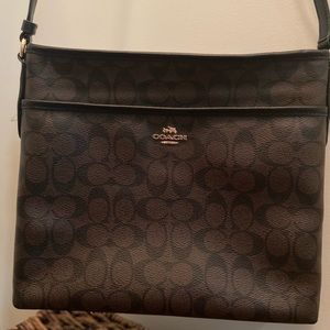 Coach Signature File Crossbody